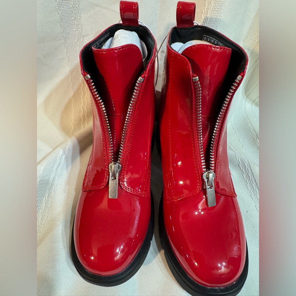 GAP Shiny Red Kids Boots - Picture 6 of 8